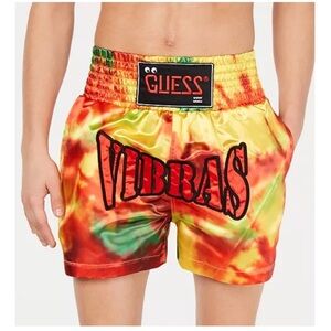 GUESS J Balvin X Men's Kickboxing Shorts Rare